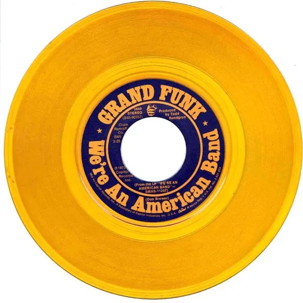 Grand Funk Railroad: We're an American Band / Creepin' (1973)